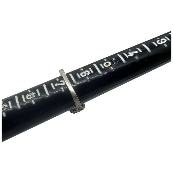 Sterling Silver 925 White Sapphire CZ Art Deco Style Halo Ring Size 6.75 - Picture 8 of 15